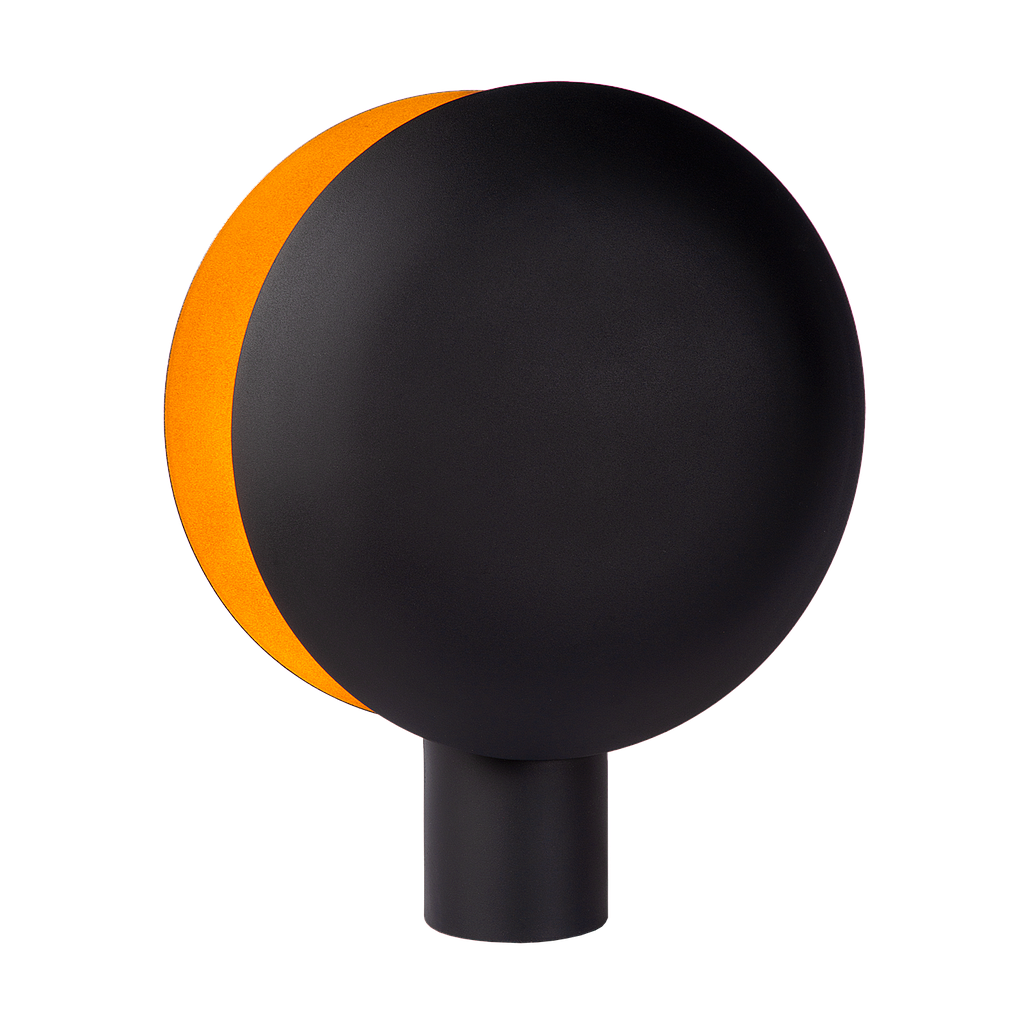 Atmooz Copple - Tafellamp - Zwart & Goud - Rond - 20x35x45cm - Metaal