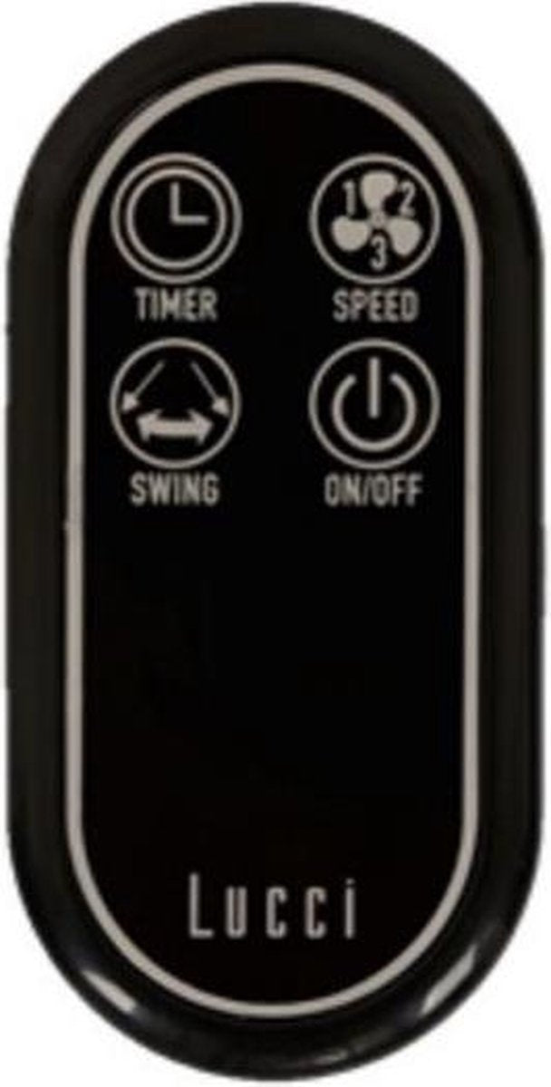 Lucci Air Wandventilator Breeze Wit Ø 46cm incl. Afstandsbediening