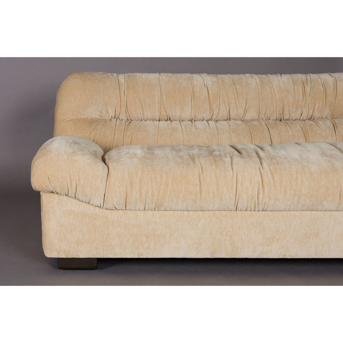 Dutchbone Douglas 3-zitsbank Velours Beige