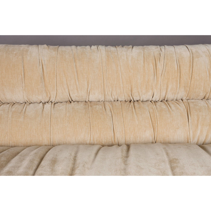 Dutchbone Douglas 3-zitsbank Velours Beige
