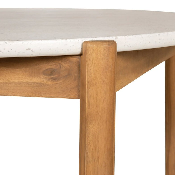 House Nordic - Tuintafel Acacia|Wit - 120x120x76cm - Terracina