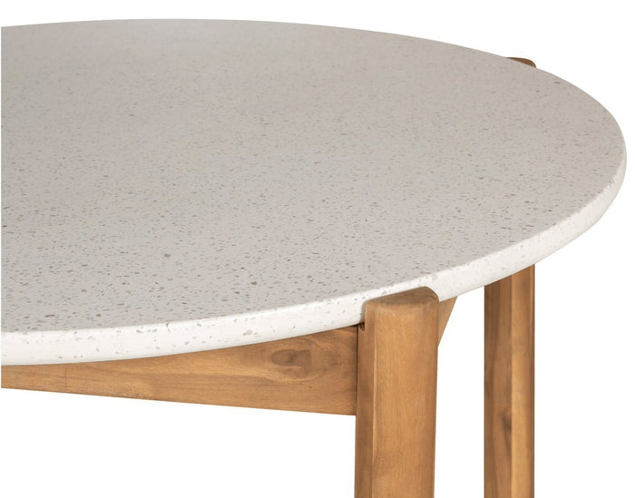 House Nordic - Tuintafel Acacia|Wit - 120x120x76cm - Terracina