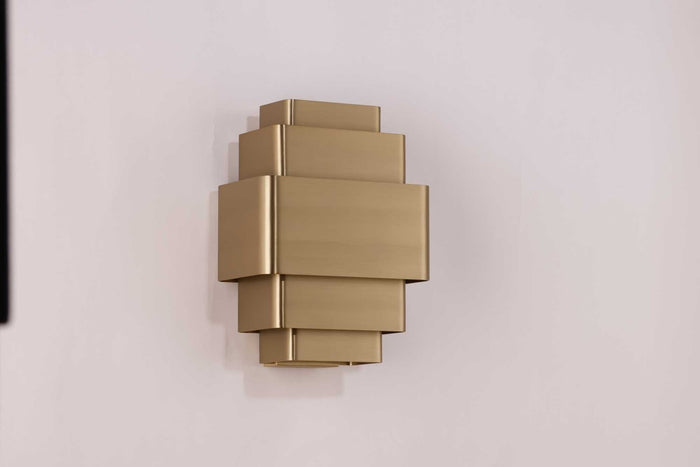 Artdelight Wandlamp Layers Brons Up & Down 27.5 x 20cm excl. 3 x G9