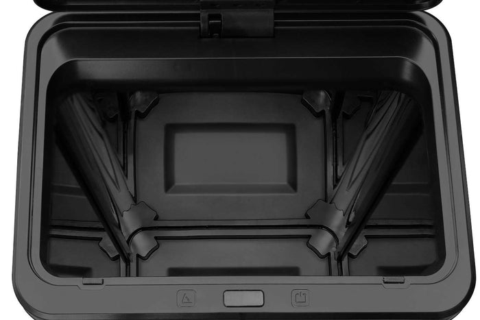 Buccan - Grote prullenbak met bewegingssensor - Zwart - 60 Liter