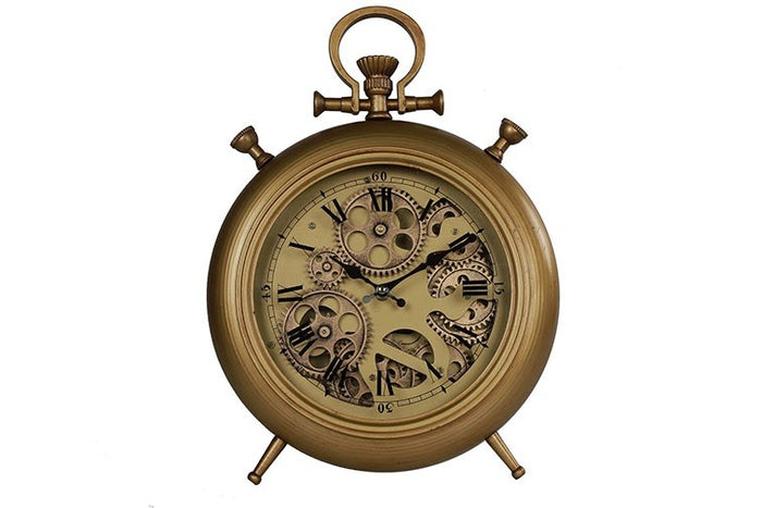 Countryfield tafelklok Brooks Goud L7B28,5H39,4CM