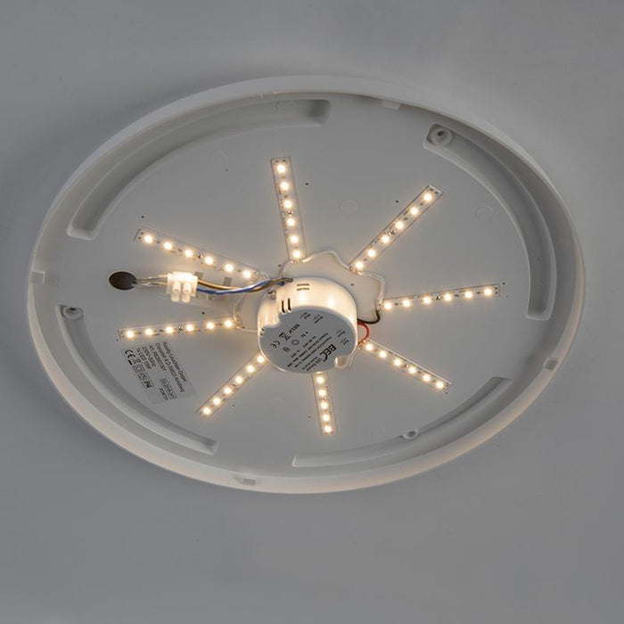 Trio PUTZ - Plafonnière - Wit - LED - IP44