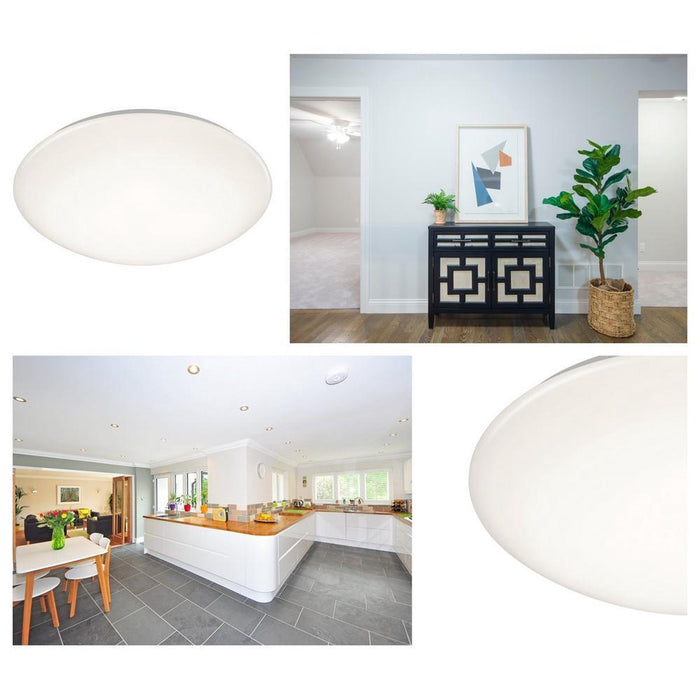 Trio PUTZ - Plafonnière - Wit - LED - IP44