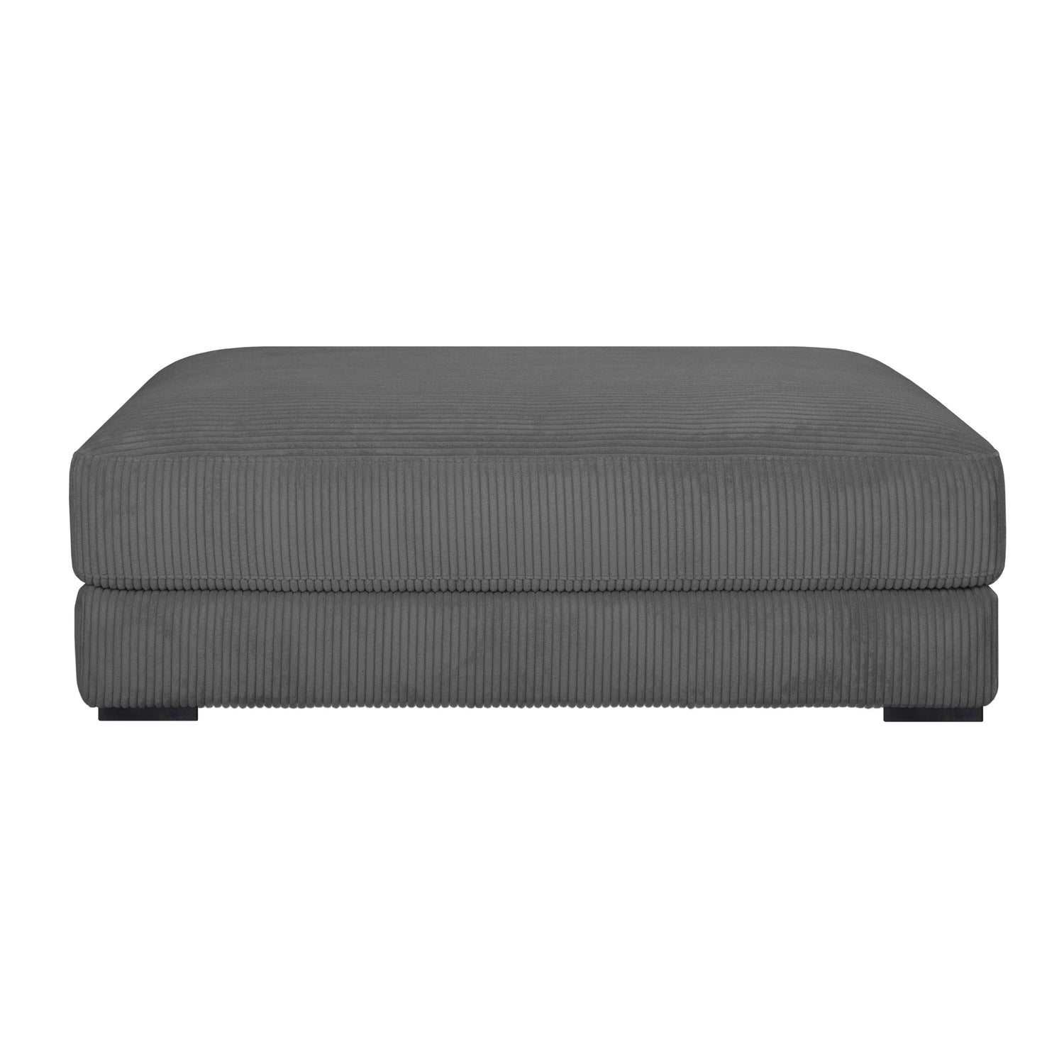 by fonQ Snug Hocker - Rib - Donkergrijs