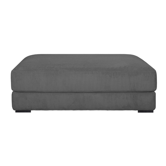 by fonQ Snug Hocker - Rib - Donkergrijs