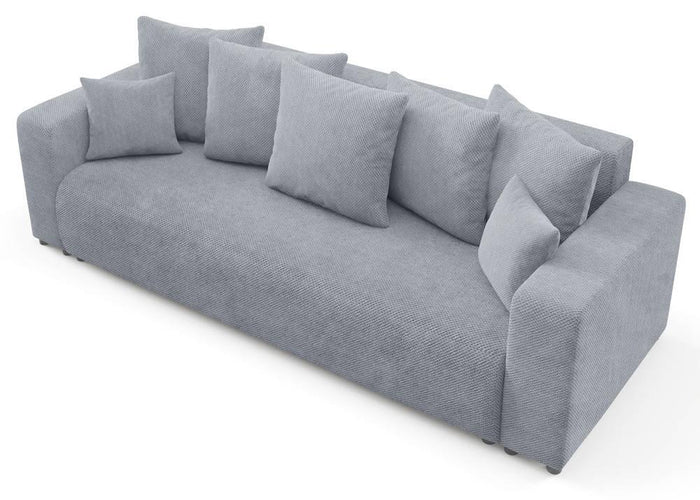 NADUVI Collection Slaapbank Laurel chenille met opbergruimte