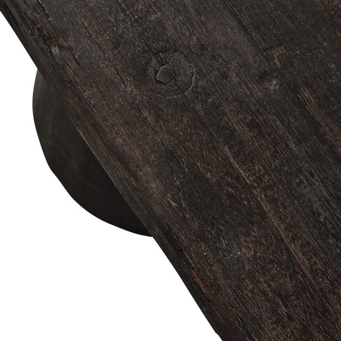 WOOOD Clyde Bankje - Hout - Donkerbruin - 45x150x30