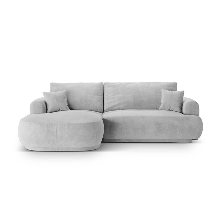 Micadoni Hoekslaapbank links met opbergvak Ella velvet