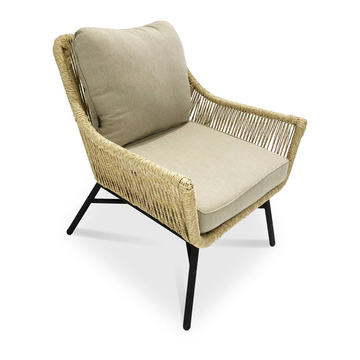 sweeek - Lage wicker loungeset 4 plaatsen - Kuta