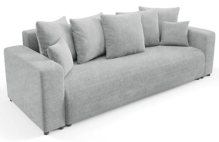 NADUVI Collection Slaapbank Laurel chenille met opbergruimte