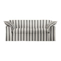 HKliving Nomad 2-zitsbank - Rocco - Chalkstripe