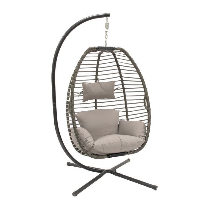 Vivere Moonstone Hangstoel met Standaard