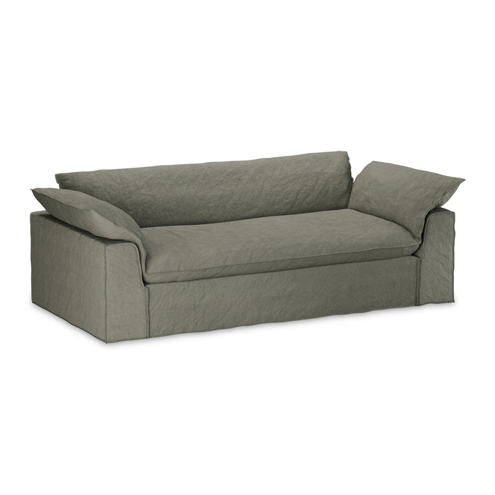 HKliving Nomad 3-zitsbank - Linnen - Army Green