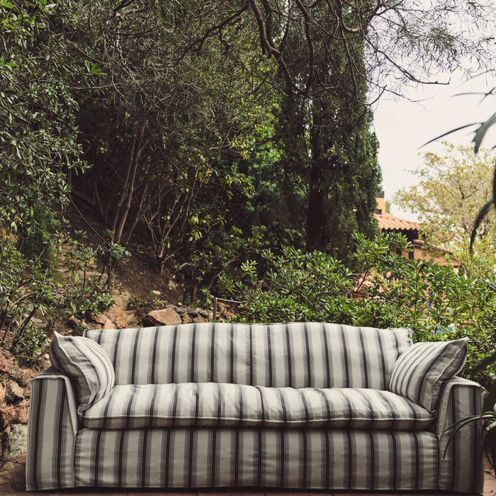 HKliving Nomad 5-zitsbank - Rocco - Chalkstripe