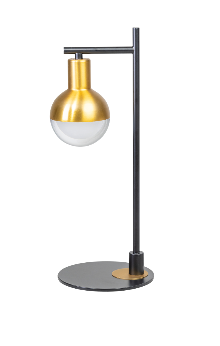 ETH TL Drop 1xGU10 zwart|mat messing