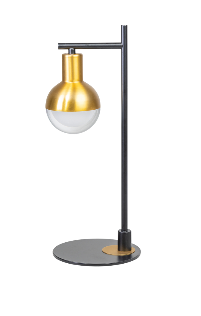 ETH TL Drop 1xGU10 zwart|mat messing