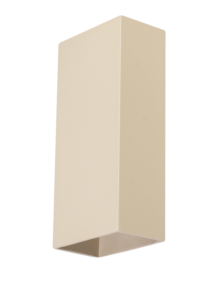 ETH David wandlamp 2 x GU10 creme|zand