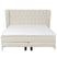 Bed Boxspring Benito Moon creme Kare Design