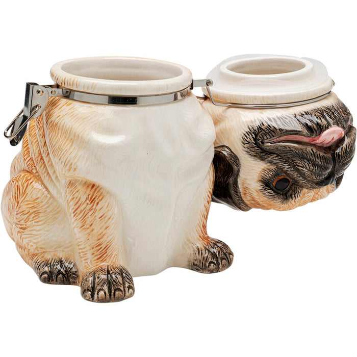 Kare Deco Pot Pug 18cm