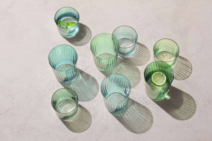 L.S.A. - Gems Tumbler Glas 560 ml Set van 4 Stuks Assorti