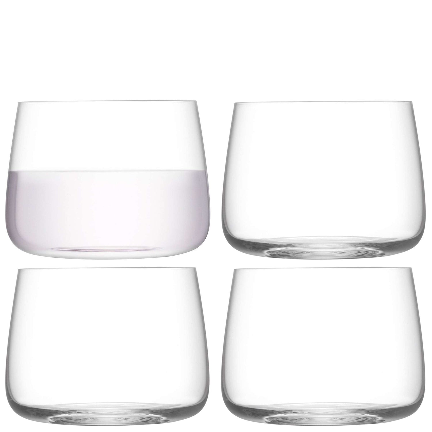 L.S.A. - Metropolitan Glas 360 ml Set van 4 Stuks
