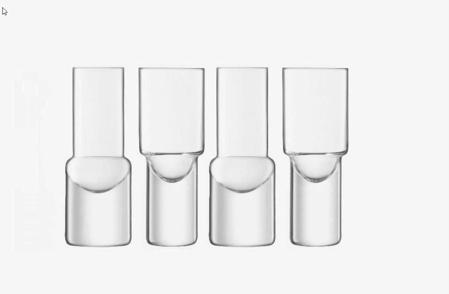L.S.A. - Vodka Shotglas 50 ml Set van 4 Stuks