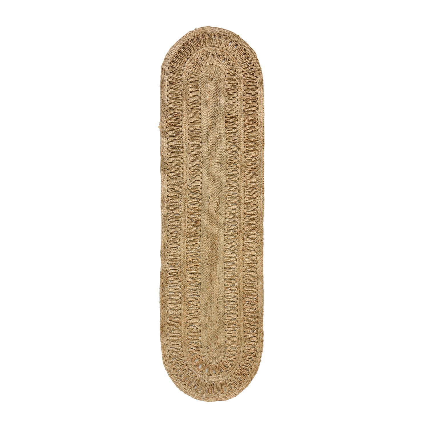 HKliving Soleil Jute Runner 80 x 300 cm - Oval