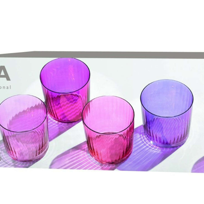 L.S.A. - Gems Tumbler Glas 310 ml Set van 4 Stuks Assorti