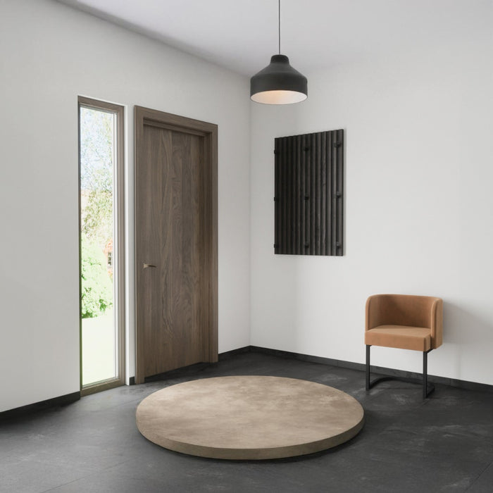 Fjôrd - Kapstok Zwart|Mokka - 73x3x114cm - Nimes