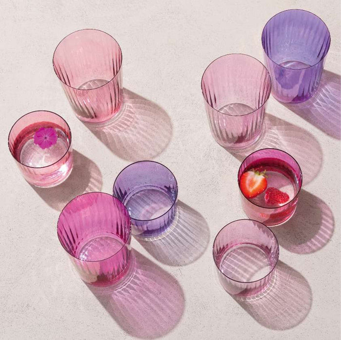 L.S.A. - Gems Tumbler Glas 560 ml Set van 4 Stuks Assorti
