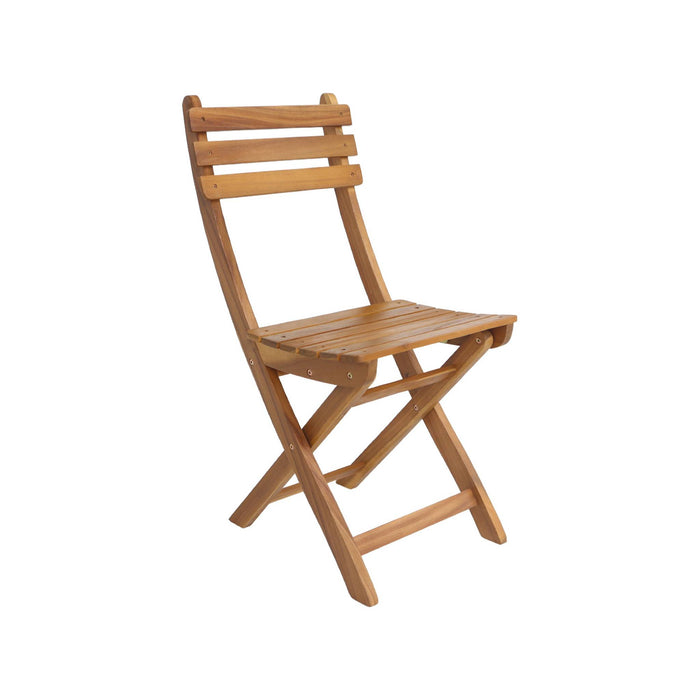 sweeek - Vouwbare acacia tuinstoel (Set van 4)