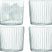 L.S.A. - Gio Line Tumbler Glas 310 ml Set van 4 Stuks