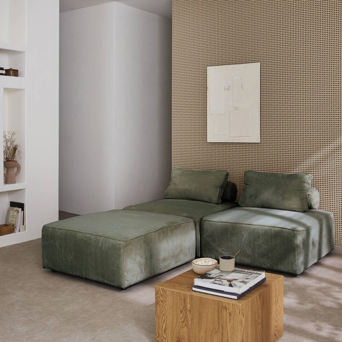 sweeek - Fauteuils corduroy 1 zitplaats (set van 3)