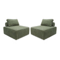 sweeek - Fauteuils corduroy 1 zitplaats (set van 2)