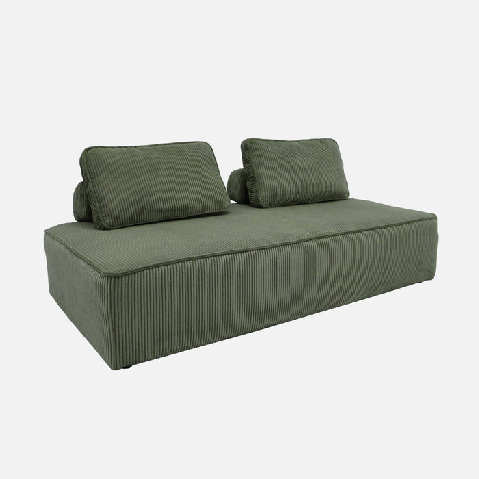 sweeek - Fauteuil in corduroy 2 zitplaatsen
