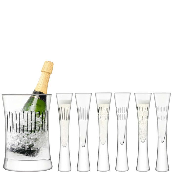 L.S.A. - Moya Champagne Serveerset Set van 7 Stuks
