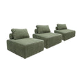 sweeek - Fauteuils corduroy 1 zitplaats (set van 3)