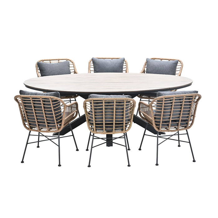 Garden Impressions Lucas Tulli 7-delige tuinset - bruin