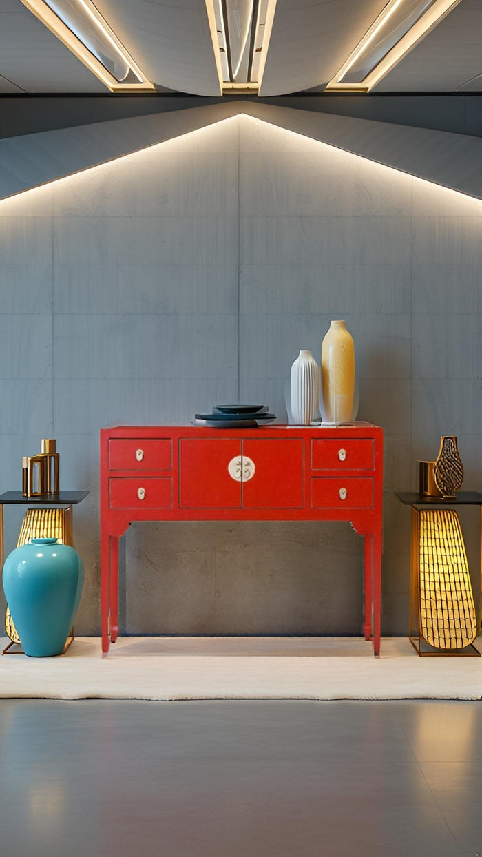 Fine Asianliving Chinese Sidetable Lucky Rood -