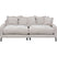 Sofa Lullaby 3-Zits fluweel creme Kare Design