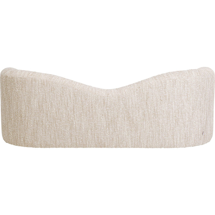 Sofa Livia Melange 2-Zits creme Kare Design