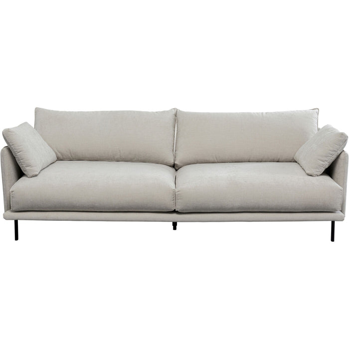 Sofa Edna 3-Zits creme Kare Design