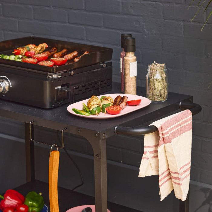 sweeek - Elektrische kookplaat, 1 brander met keukentrolley,