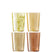 L.S.A. - Gems Tumbler Glas 560 ml Set van 4 Stuks Assorti