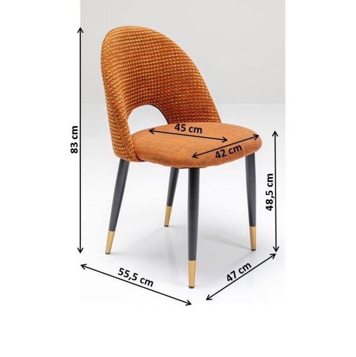 Kare Design Hudson stoel - oranje