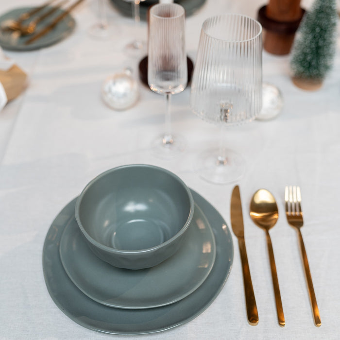 Kare Design Organic Kommen groen 4st